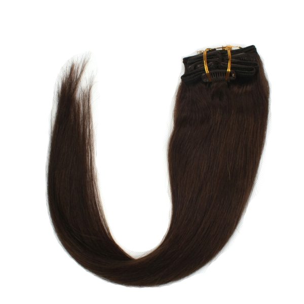15inch 7pcs/Set Clip-In Hair Remy Human Hair Extensions Different Color Available - Image 8