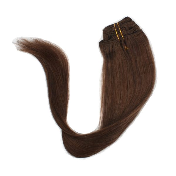 15inch 7pcs/Set Clip-In Hair Remy Human Hair Extensions Different Color Available - Image 9