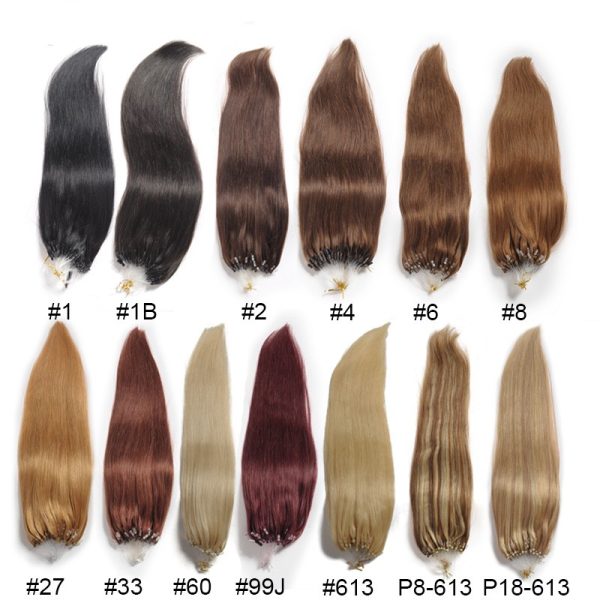 100S 16inch Micro Rings/Loop Hair Remy Human Hair Extensions - Image 5