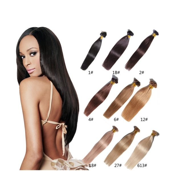 100S 26inch Nail Tip Hair Remy Human Hair Extensions