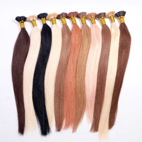 100S 20inch Stick Tip Hair Remy Human Hair Extensions - Image 6