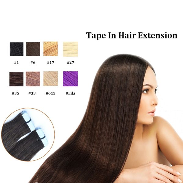 20inch Remy Tape Human Hair Extensions
